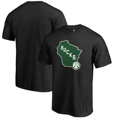 Milwaukee Bucks Bucks State Hometown Collection T-Shirt Black