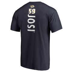Roman Josi Nashville Predators Backer Name & Number T-Shirt - Navy | NHL on sale