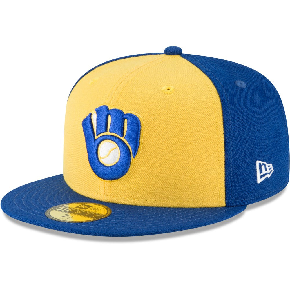 Milwaukee Brewers New Era Cooperstown Collection Wool 59FIFTY Fitted Hat Outlet