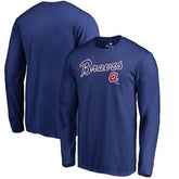 Atlanta Braves Cooperstown Collection Wahconah Long Sleeve T-Shirt Near Me