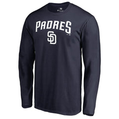 San Diego Padres Team Lockup Long Sleeve T-Shirt for sale