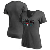 Arizona Diamondbacks Women's Hometown Collection Snakeskin V-Neck T-Shirt for sale