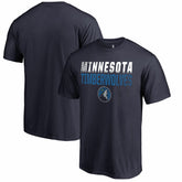 Minnesota Timberwolves Fade Out T-Shirt Navy
