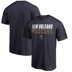 New Orleans Pelicans Fade Out T-Shirt Navy