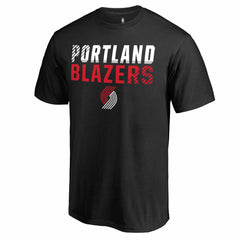 Portland Trail Blazers Fade Out T-Shirt Black