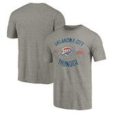 Oklahoma City Thunder Team Heritage Tri-Blend T-Shirt Gray