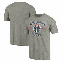 Washington Wizards Team Heritage Tri-Blend T-Shirt Gray