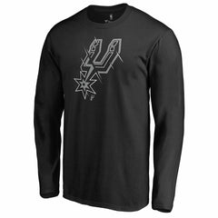 San Antonio Spurs X-Ray Long Sleeve T-Shirt Black