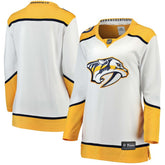 Nashville Predators Fanatics Women's Away Breakaway Jersey - White | Fanatics Clearance