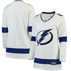 Tampa Bay Lightning Fanatics Women's Away Breakaway Jersey - White | Fanatics discount