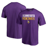 Minnesota Vikings Iconic Collection Fade Out T-Shirt - Purple - NFL