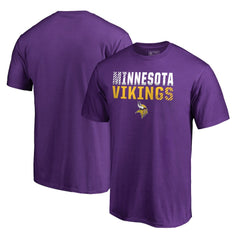 Minnesota Vikings Iconic Collection Fade Out T-Shirt - Purple - NFL