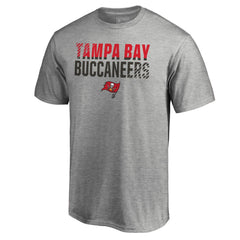 Tampa Bay Buccaneers Iconic Collection Fade Out T-Shirt II - Heather Gray - NFL