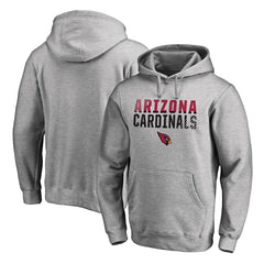 Arizona Cardinals Iconic Collection Fade Out Pullover Hoodie - Ash - NFL