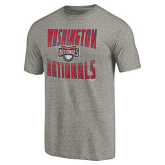 Washington Nationals Cooperstown Collection Antique Stack Tri-Blend T-Shirt Near Me