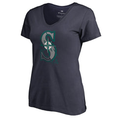 Seattle Mariners Women's X-Ray V-Neck T-Shirt for sale