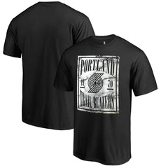 Portland Trail Blazers Black Court Vision T-Shirt