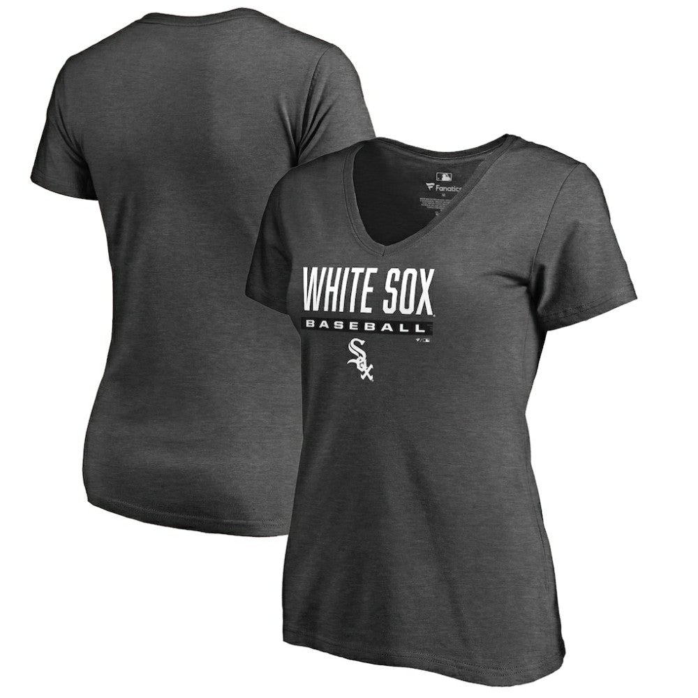 Chicago White Sox Women's Win Stripe V-Neck T-Shirt Near Me