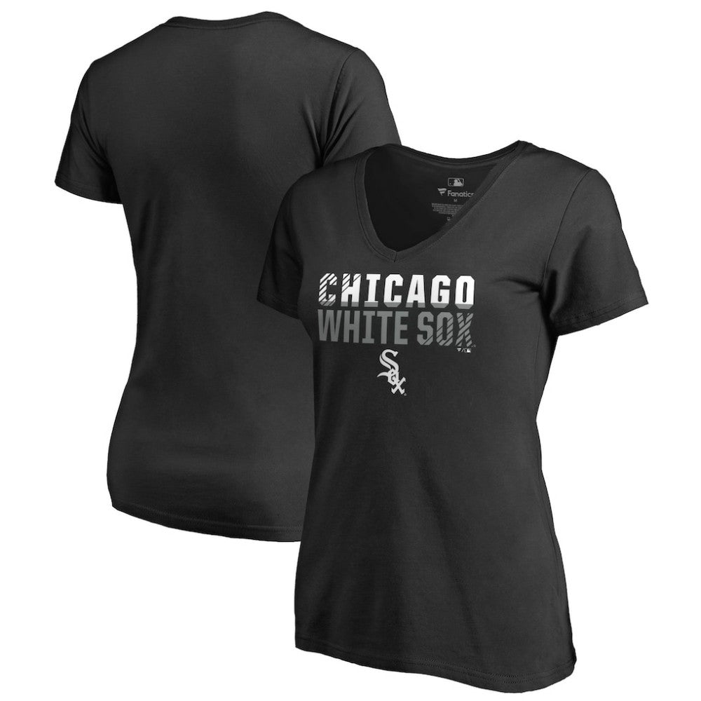 Chicago White Sox Women's Fade Out V-Neck T-Shirt Sale