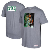 Mitchell & Ness Paul Pierce Boston Celtics Graphic T-Shirt Gray