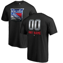 New York Rangers Personalized Midnight Mascot T-Shirt - Black | NHL online
