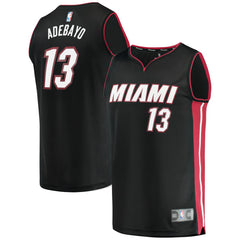 Fanatics Bam Adebayo Miami Heat Fast Break Replica Player Jersey Icon Edition Black