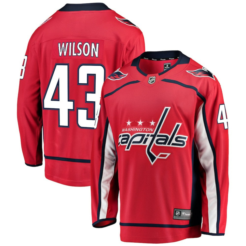 Tom Wilson Washington Capitals Fanatics Home Breakaway Player Jersey - Red | Fanatics Lifestyle