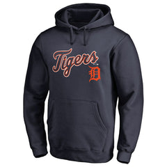 Detroit Tigers Team Lockup Fitted Pullover Hoodie Online