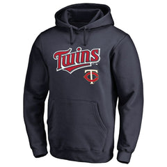 Minnesota Twins Team Lockup Fitted Pullover Hoodie for sale