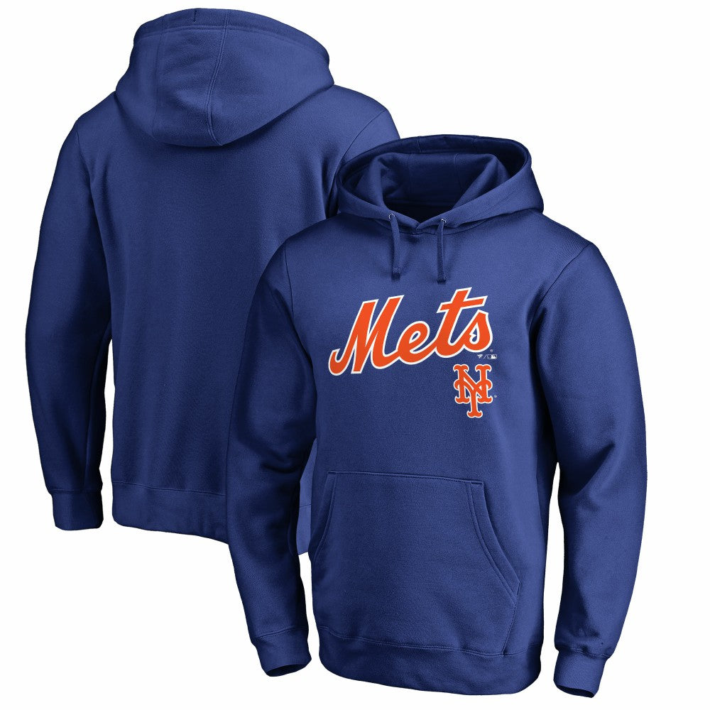 New York Mets Team Lockup Fitted Pullover Hoodie Online