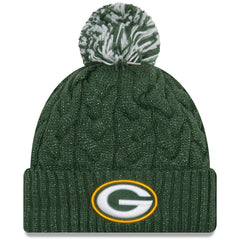 Green Bay Packers New Era Women's Cozy Cable Cuffed Knit Hat - Green - NFL