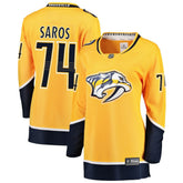 Juuse Saros Nashville Predators Fanatics Women's Breakaway Player Jersey - Gold | Fanatics sale