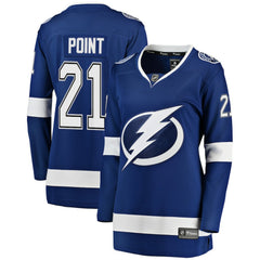 Brayden Point Tampa Bay Lightning Fanatics Women's Breakaway Player Jersey - Blue | Fanatics Lifestyle