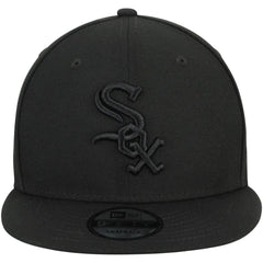 Chicago White Sox New Era Black on Black 9FIFTY Team Snapback Adjustable Hat Online