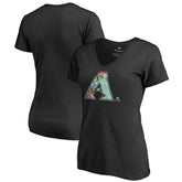 Arizona Diamondbacks Women's Lovely V-Neck T-Shirt Outlet