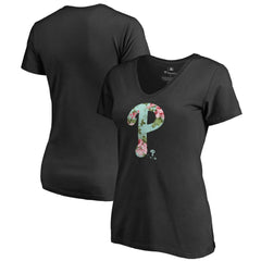 Philadelphia Phillies Women's Lovely V-Neck T-Shirt Online