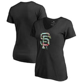 San Francisco Giants Women's Lovely V-Neck T-Shirt Discount