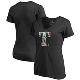 Texas Rangers Women's Lovely V-Neck T-Shirt Sale