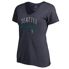 Seattle Mariners Women's Graceful V-Neck T-Shirt Discount