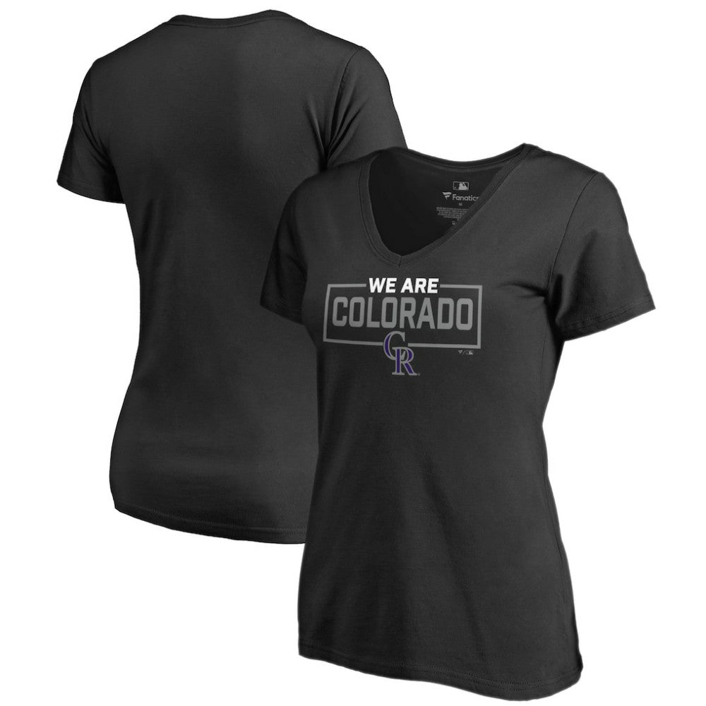 Colorado Rockies Women's We Are Icon V-Neck T-Shirt Near Me