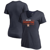 Houston Astros Women's We Are Icon V-Neck T-Shirt Discount