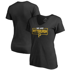 Pittsburgh Pirates Women's We Are Icon V-Neck T-Shirt Discount