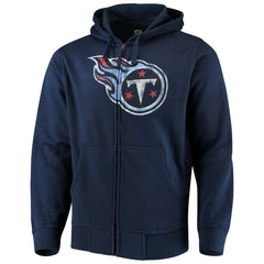 Tennessee Titans G-III Sports by Carl Banks Primary Logo Full-Zip Hoodie - Navy - NFL