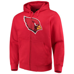 Arizona Cardinals G-III Sports by Carl Banks Primary Logo Full-Zip Hoodie - Cardinal - NFL