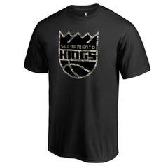 Sacramento Kings Cloak Camo T-Shirt Black