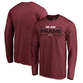 Miami Heat We Are Iconic Collection Long Sleeve T-Shirt Red