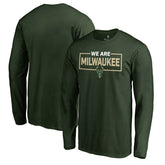Milwaukee Bucks We Are Iconic Collection Long Sleeve T-Shirt Green
