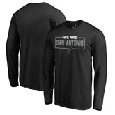 San Antonio Spurs We Are Iconic Collection Long Sleeve T-Shirt Black