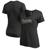 Baltimore Orioles Women's Armed Forces Wordmark T-Shirt Sale