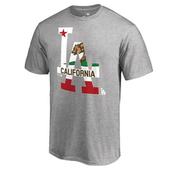 Los Angeles Dodgers Hometown Collection Cali Flag T-Shirt for sale